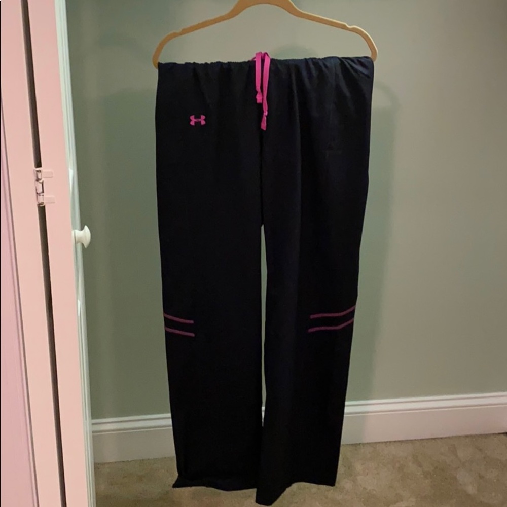 Under armour black wind pants